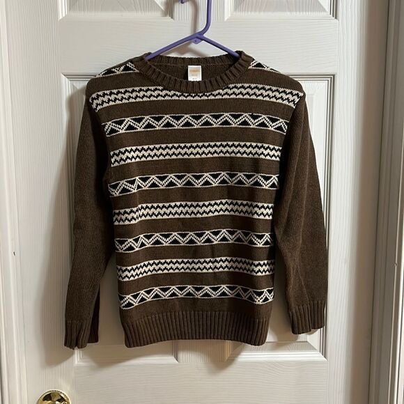 Gymboree size medium (7/8) boys brown sweater. - Picture 1 of 4